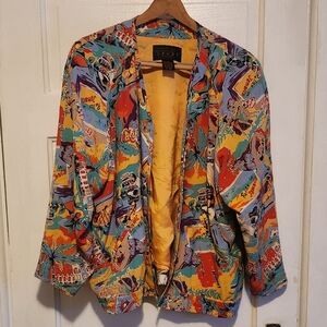 Vintage Silk Party Jacket/Blazer
